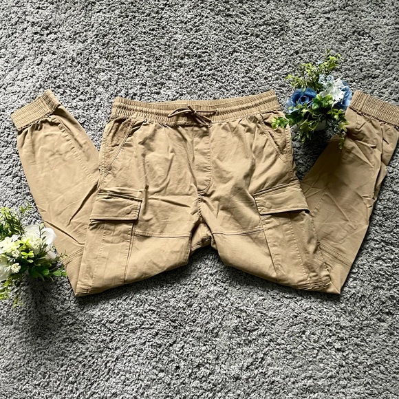 H&M Mens Cargo Joggers Size Medium - Picture 3 of 11